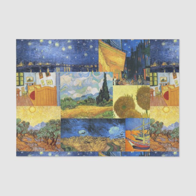 Van Gogh Dream Paintings Art Tissue Paper (Front)