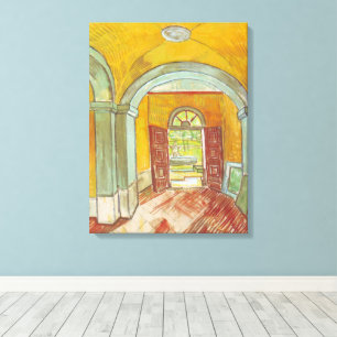 Van Gogh Entrance Hall of Saint Paul Hospital Canvas Print