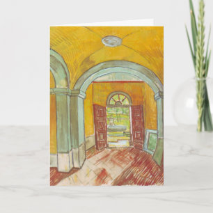 Van Gogh Entrance Hall of Saint Paul Hospital Card
