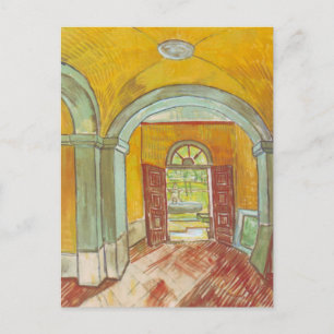 Van Gogh Entrance Hall of Saint Paul Hospital Postcard