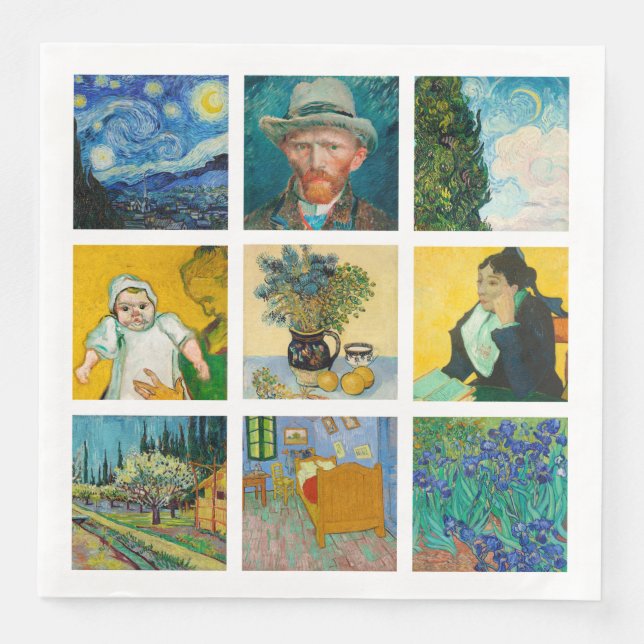 Van Gogh Expo Napkin (Front)