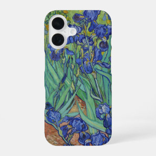 Van Gogh Famous Blue Irises Floral Oil Painting iPhone 16 Case