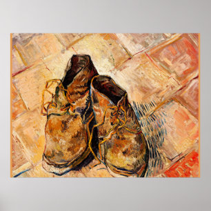 Van Gogh famous painting, Shoes,  Poster