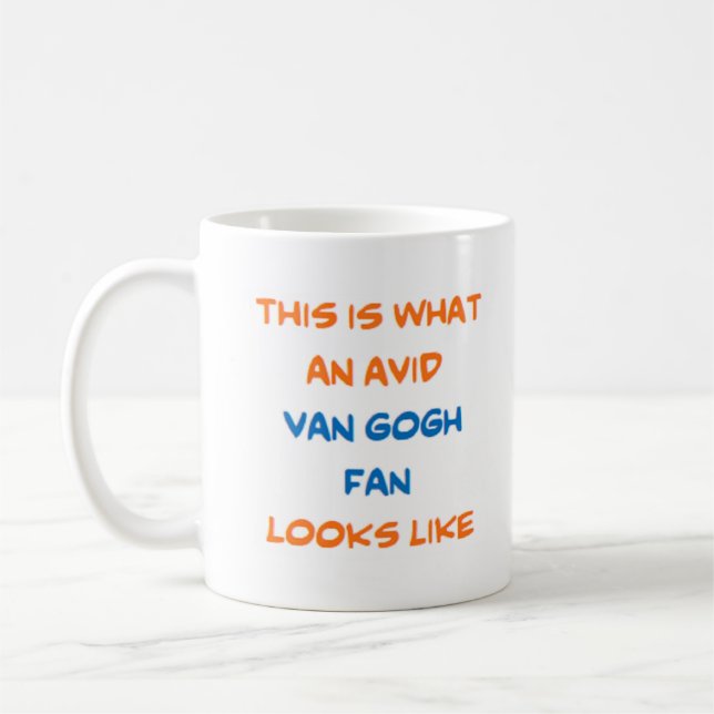 van gogh fan, avid coffee mug (Left)