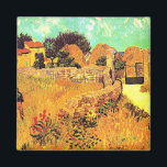 Van Gogh - Farmhouse in Provence Magnet<br><div class="desc">Farmhouse in Provence,  famous painting by Vincent van Gogh</div>