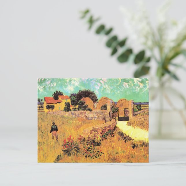 Van Gogh - Farmhouse in Provence, Postcard (Standing Front)