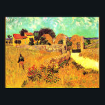 Van Gogh - Farmhouse in Provence Poster<br><div class="desc">Farmhouse in Provence,  famous painting by Vincent van Gogh</div>