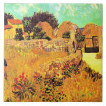 Van Gogh - Farmhouse in Provence Tile<br><div class="desc">Farmhouse in Provence,  famous painting by Vincent van Gogh</div>