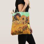 Van Gogh - Farmhouse in Provence Tote Bag<br><div class="desc">Farmhouse in Provence,  famous painting by Vincent van Gogh</div>