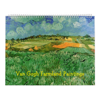 Van Gogh Farmland Fine Art Calendar