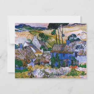 Van Gogh - Farms near Auvers  Card