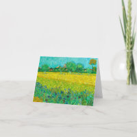 Van Gogh Field with Irises Near Arles