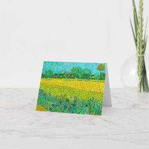 Van Gogh Field with Irises Near Arles Invitation
