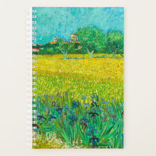 Van Gogh Field with Irises Near Arles Planner