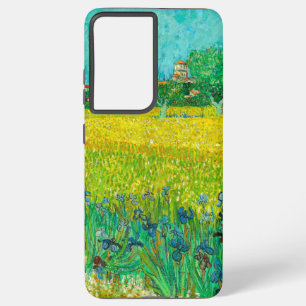 Van Gogh Field with Irises Near Arles Samsung Galaxy Case