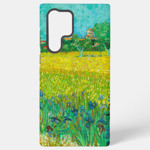 Van Gogh Field with Irises Near Arles Samsung Galaxy Case