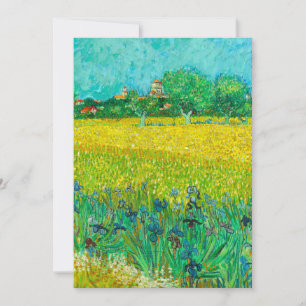 Van Gogh Field with Irises Near Arles Save The Date