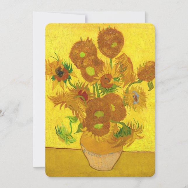 Van Gogh Fifteen Sunflowers In A Vase Fine Art (Front)