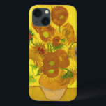 Van Gogh Fifteen Sunflowers In A Vase Fine Art iPhone 13 Case<br><div class="desc">Vincent Van Gogh Fifteen Sunflowers In A Vase Sunflowers (original title, in French: Tournesols) are the subject of two series of still life paintings by the Dutch Post-Impressionist painter Vincent van Gogh. Art by Vincent van Gogh Movement: Post-Impressionism Artistic beautiful floral vintage fine art painting featuring fifteen sunflowers in a...</div>