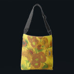 Van Gogh Fifteen Sunflowers In A Vase Fine Art Crossbody Bag<br><div class="desc">Vincent Van Gogh Fifteen Sunflowers In A Vase Sunflowers (original title, in French: Tournesols) are the subject of two series of still life paintings by the Dutch Post-Impressionist painter Vincent van Gogh. Art by Vincent van Gogh Movement: Post-Impressionism Artistic beautiful floral vintage fine art painting featuring fifteen sunflowers in a...</div>