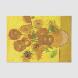 Van Gogh Fifteen Sunflowers In A Vase Fine Art Tissue Paper