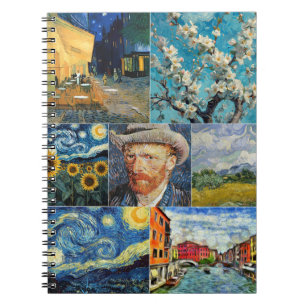Van Gogh Fine Art Collage Notebook