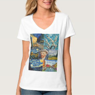 Van Gogh Fine Art Collage T-Shirt
