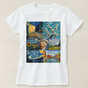 Van Gogh Fine Art Collage T-Shirt