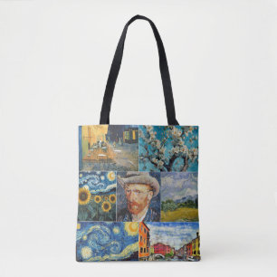 Van Gogh Fine Art Collage Tote Bag