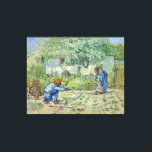 Van Gogh First Steps Painting Canvas Print<br><div class="desc">Vincent Van Gogh  (30 March 1853 – 29 July 1890) was an influential Dutch post-impressionist painter.  This painting is First Steps.</div>