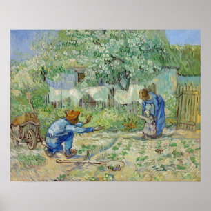 Van Gogh First Steps Painting Poster