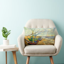 Van Gogh Fishing Boats on Beach at Saintes Maries