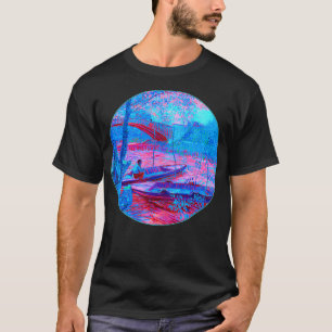 Van Gogh Fishing in Spring Remi Famous Vintage Art T-Shirt