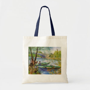 Van Gogh Fishing in the Spring, Pont de Clichy Tote Bag