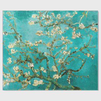 Van Gogh Floral Almond Tree Wrapping Paper