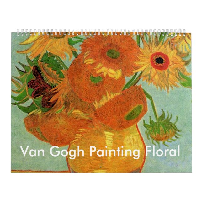Van Gogh floral fine art Calendar (Cover)