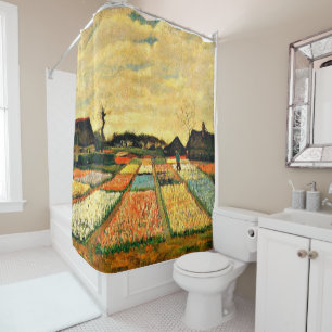 Van Gogh - Flower Beds in Holland Shower Curtain