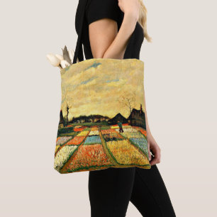 Van Gogh - Flower Beds in Holland Tote Bag