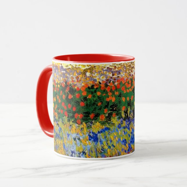Van Gogh - Flower Garden Mug (Front Left)