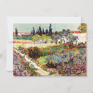 Van Gogh Flowering Garden At Arles Floral Fine Art