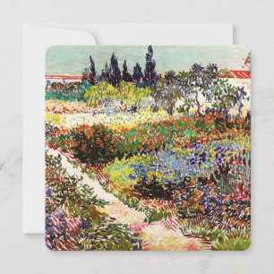 Van Gogh Flowering Garden At Arles Floral Fine Art