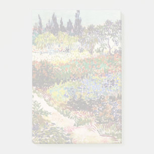Van Gogh Flowering Garden At Arles Floral Fine Art Post-it Notes