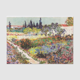 Van Gogh Flowering Garden At Arles Floral Fine Art Tissue Paper