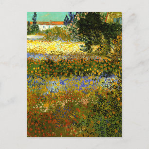 Van Gogh - Flowering Garden at Arles Postcard