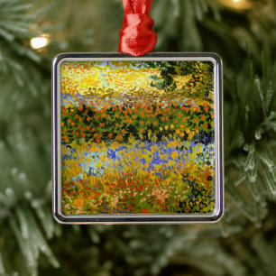 Van Gogh - Flowering Garden Metal Tree Decoration
