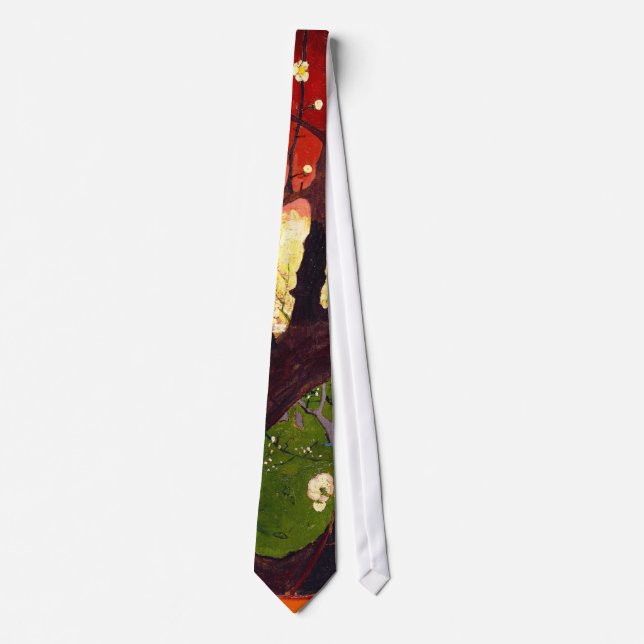Van Gogh Flowering Plum Tree After Hiroshige Tie (Front)