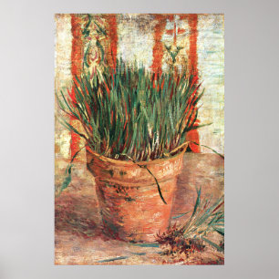 Van Gogh: Flowerpot with Chives Poster