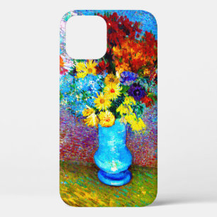 Van Gogh Flowers in a Blue Vase iPhone 12 Case