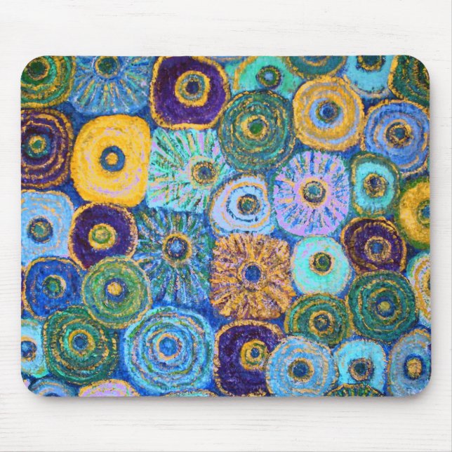 Van Gogh Flowers Mousepad (Front)