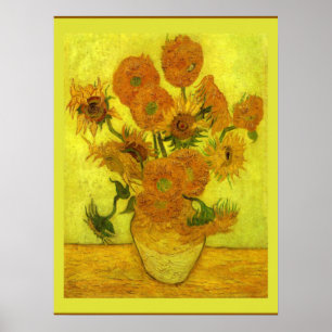 Van Gogh - Fourteen Sunflowers, Poster